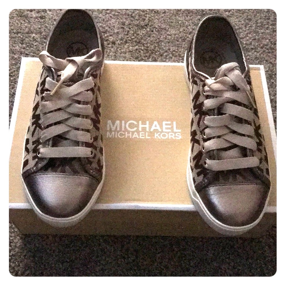 Michael Kors MK City Sneaker bronze
